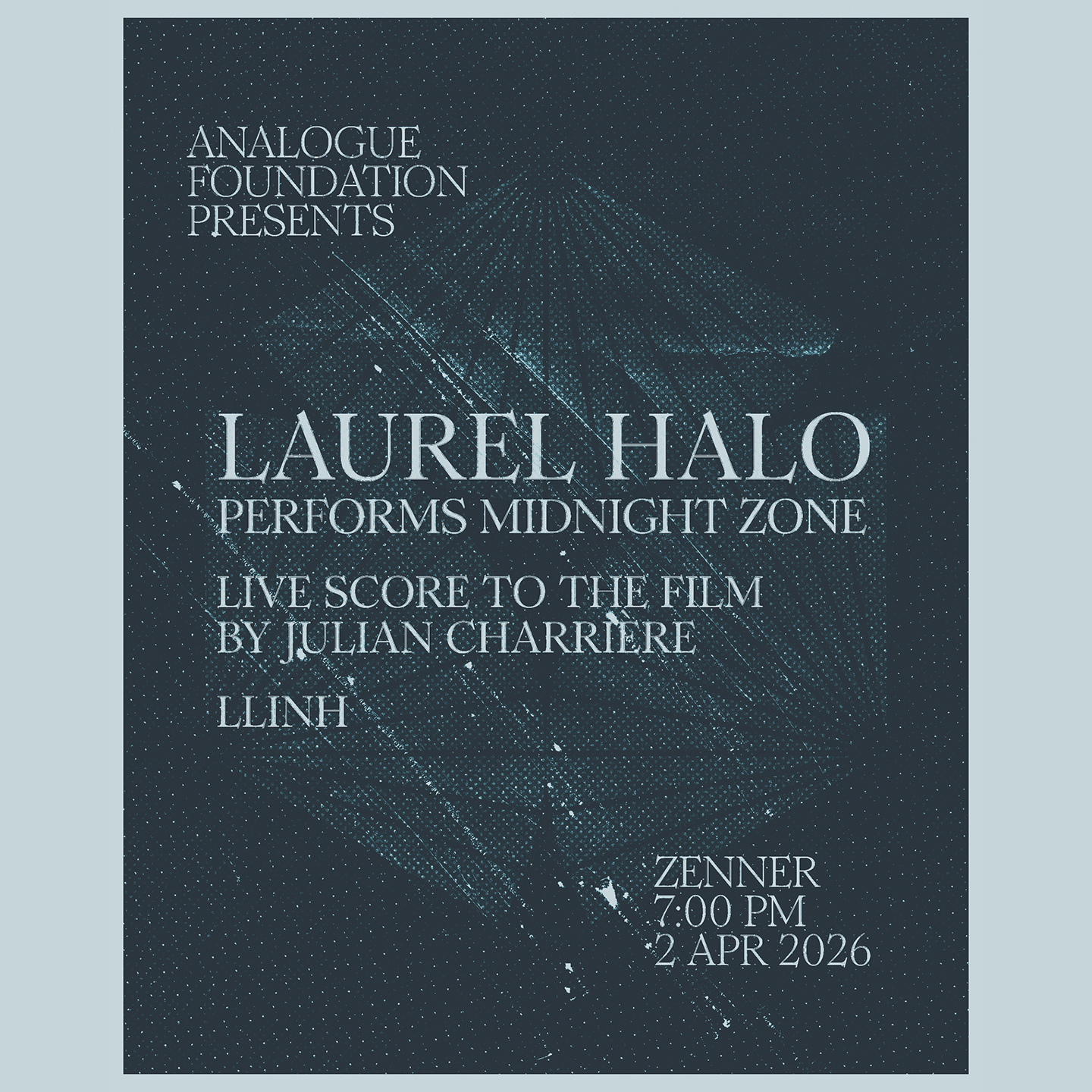 Analogue Foundation presents Laurel Halo 'Midnight Zone' (live score)