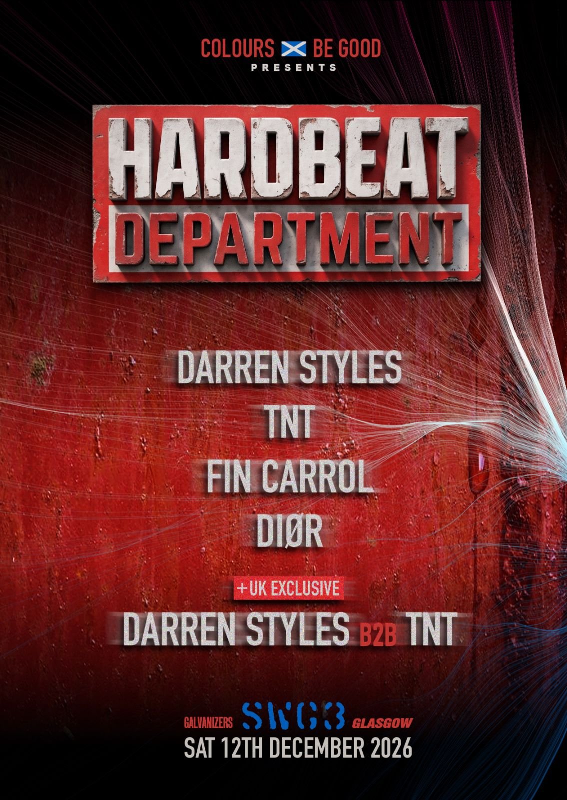 Colours & BeGood presents Hardbeat Department
