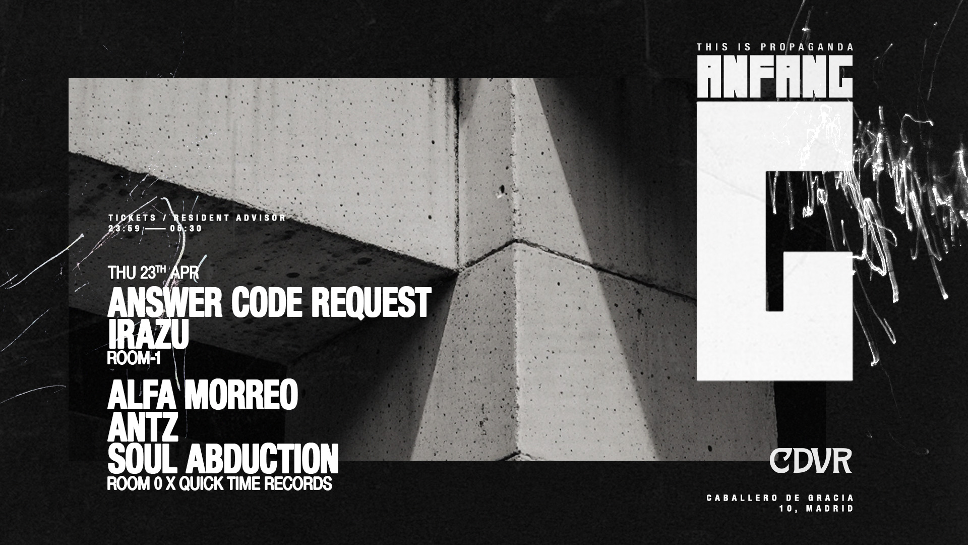 Answer Code Request at ANFANG