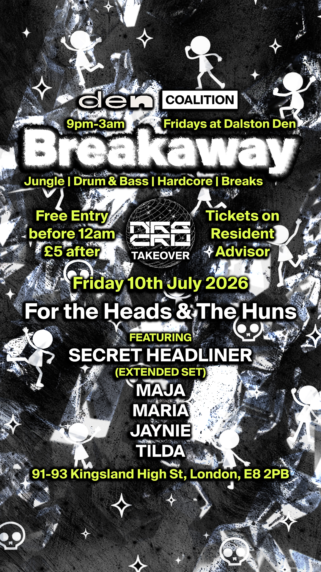 Breakaway: NRG CRU presents For The Heads & The Huns