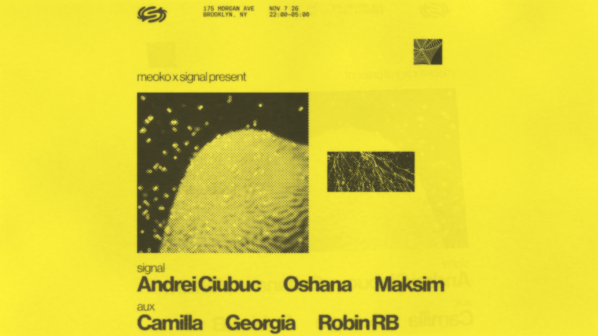 Signal x Meoko: Oshana,Andrei Ciubuc,Maksim, Robin, Georgia, CAMILLA