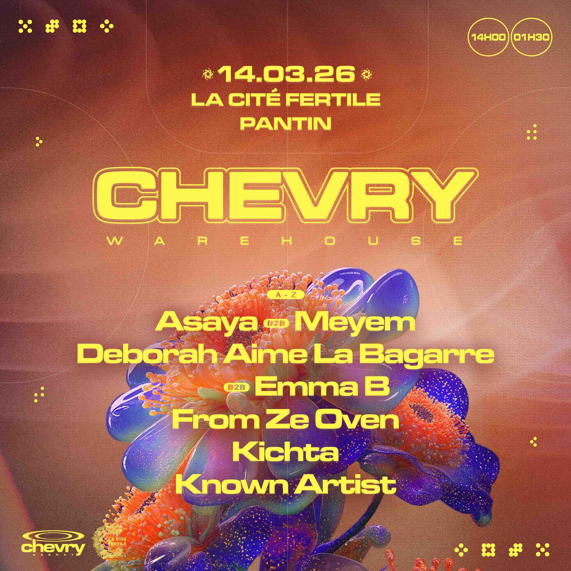 Chevry Warehouse: Asaya B2b MEYEM, Kichta, Emma B B2b Dalb