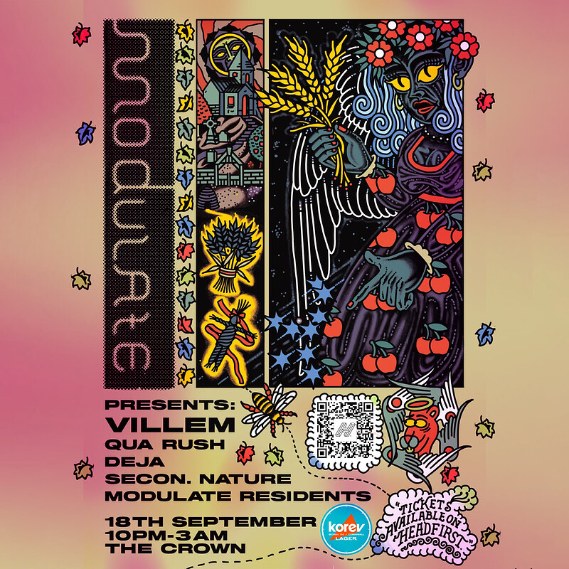 Modulate: Villem + Support at The Crown, Bristol. BS1 1JH