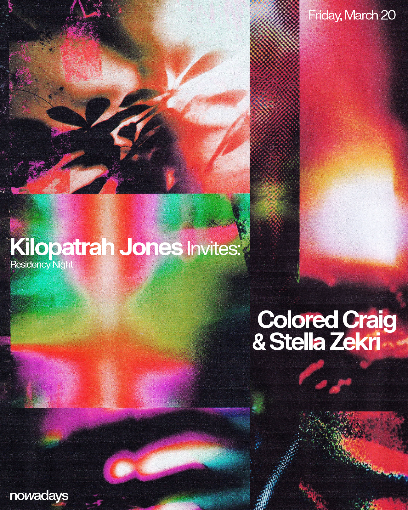 Residency Night: Kilopatrah Jones with Colored Craig & Stella Zekri