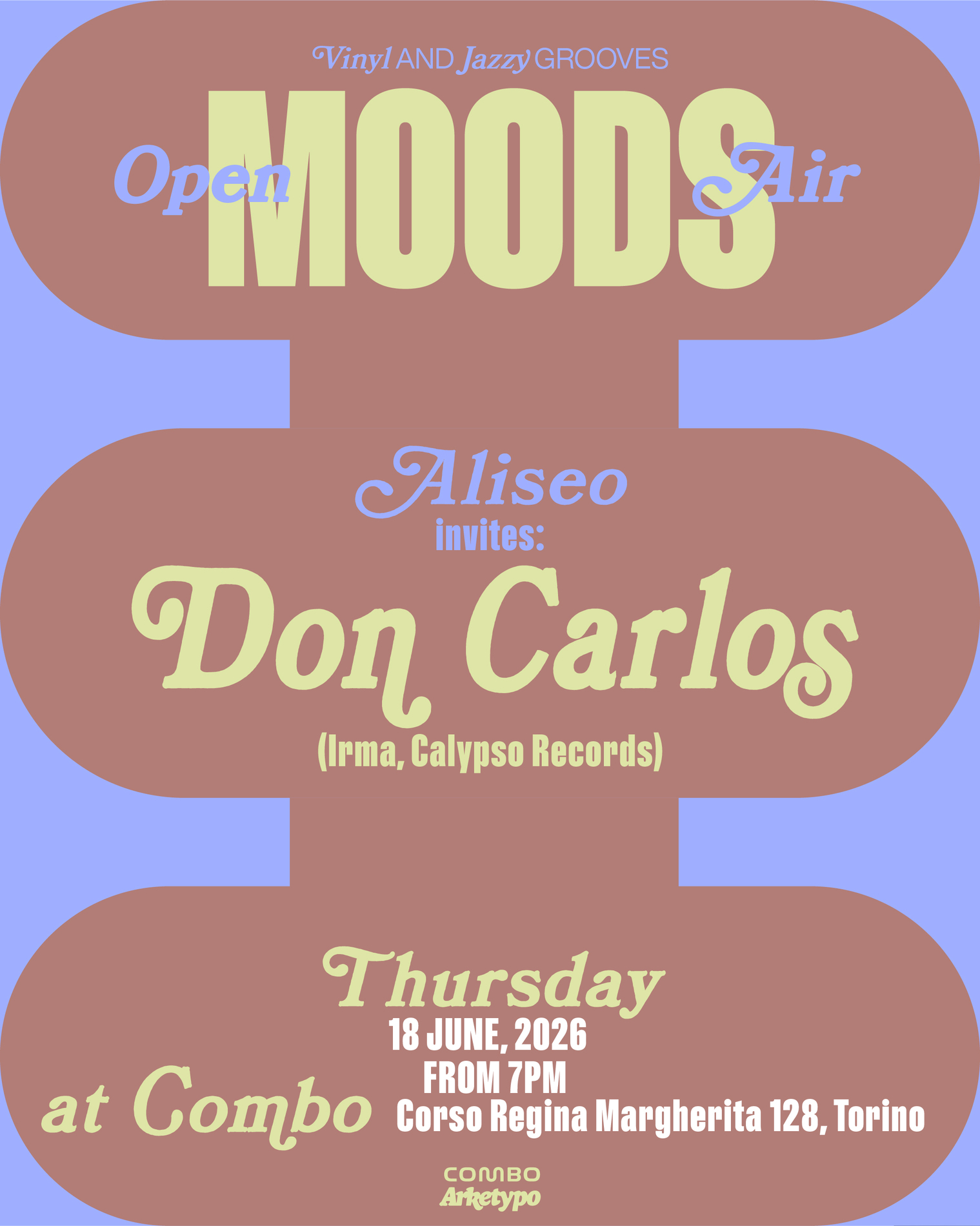 Moods open air 2026 - Aliseo invites Don Carlos - vinyl set