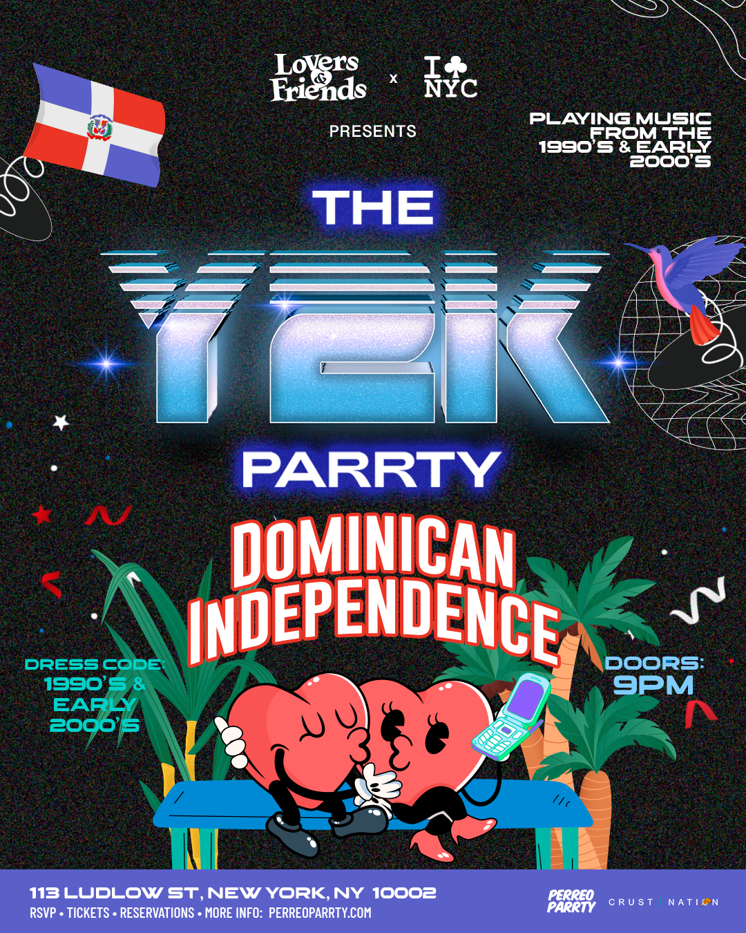 Dominican Independence 2000s Forever Parrty THE Y2K Parrty at Mehanata