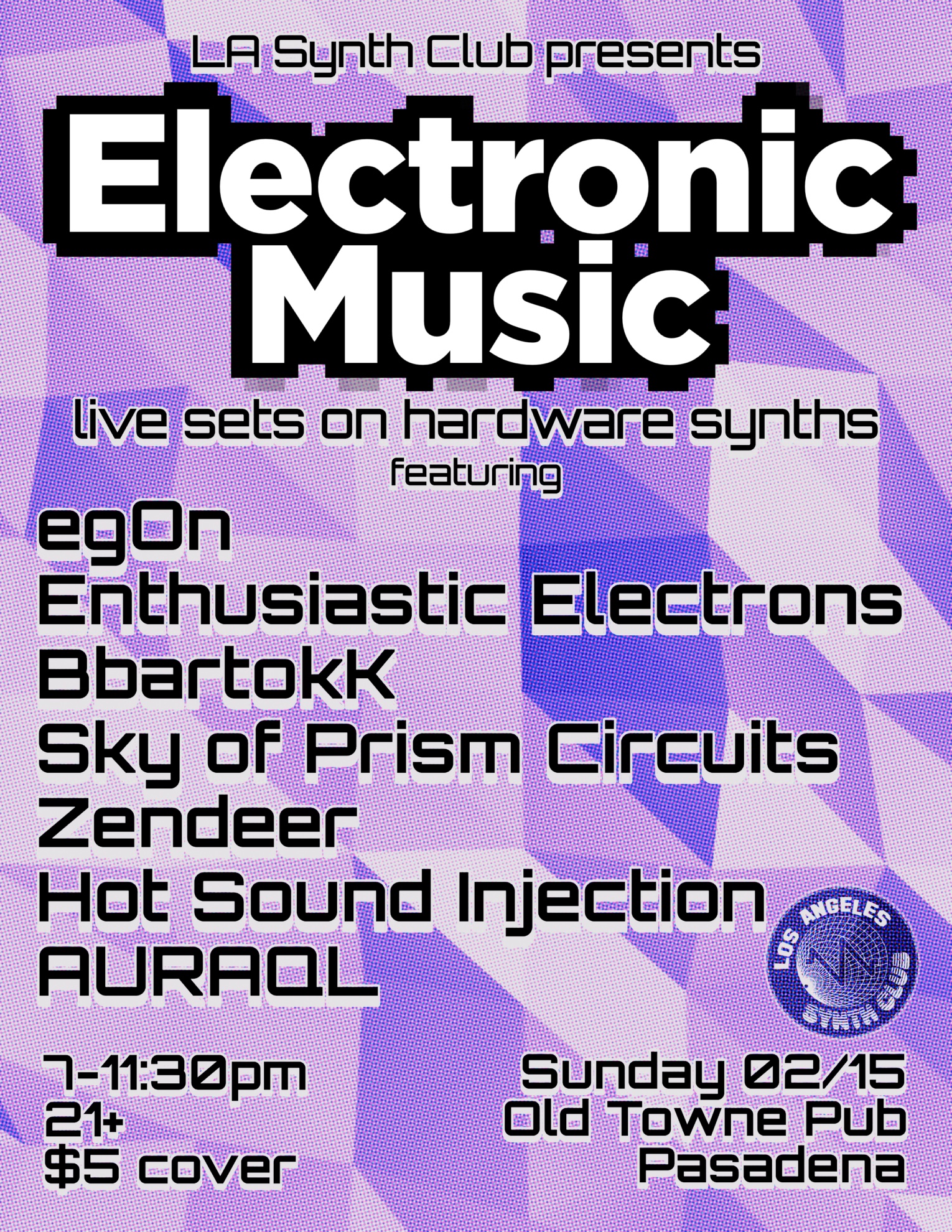 LA Synth Club presents Electronic Music
