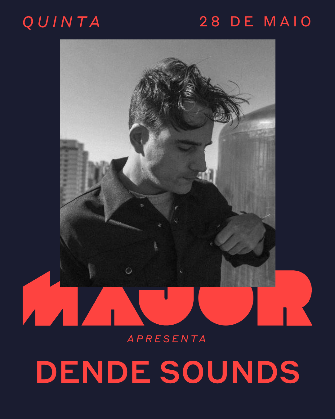Major recebe Dende Sounds flyer