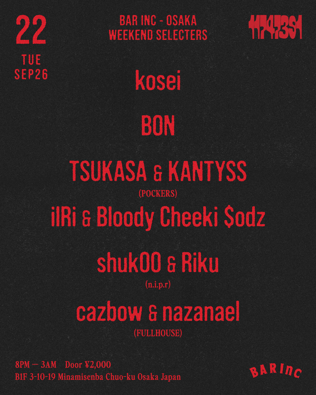 WEEKEND SELECTERS