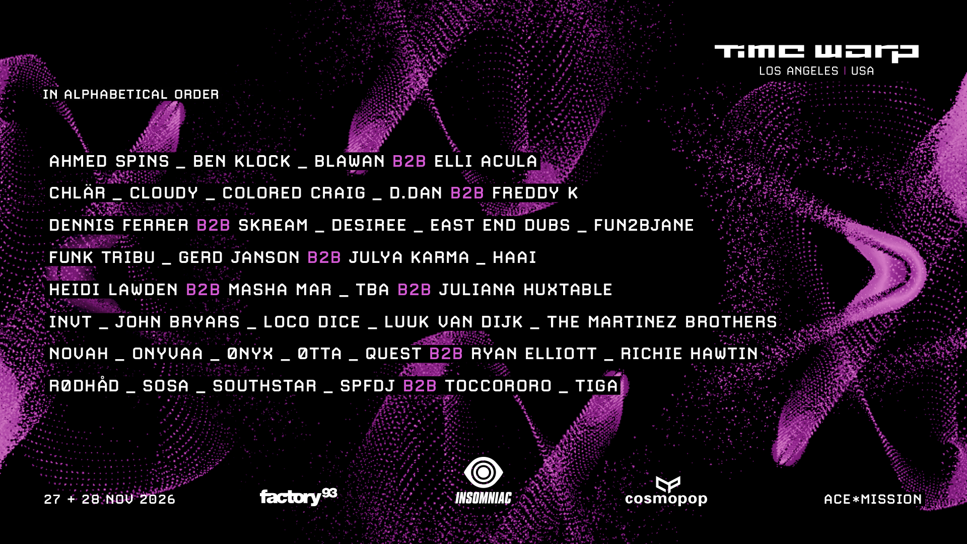 Time Warp Los Angeles 2026