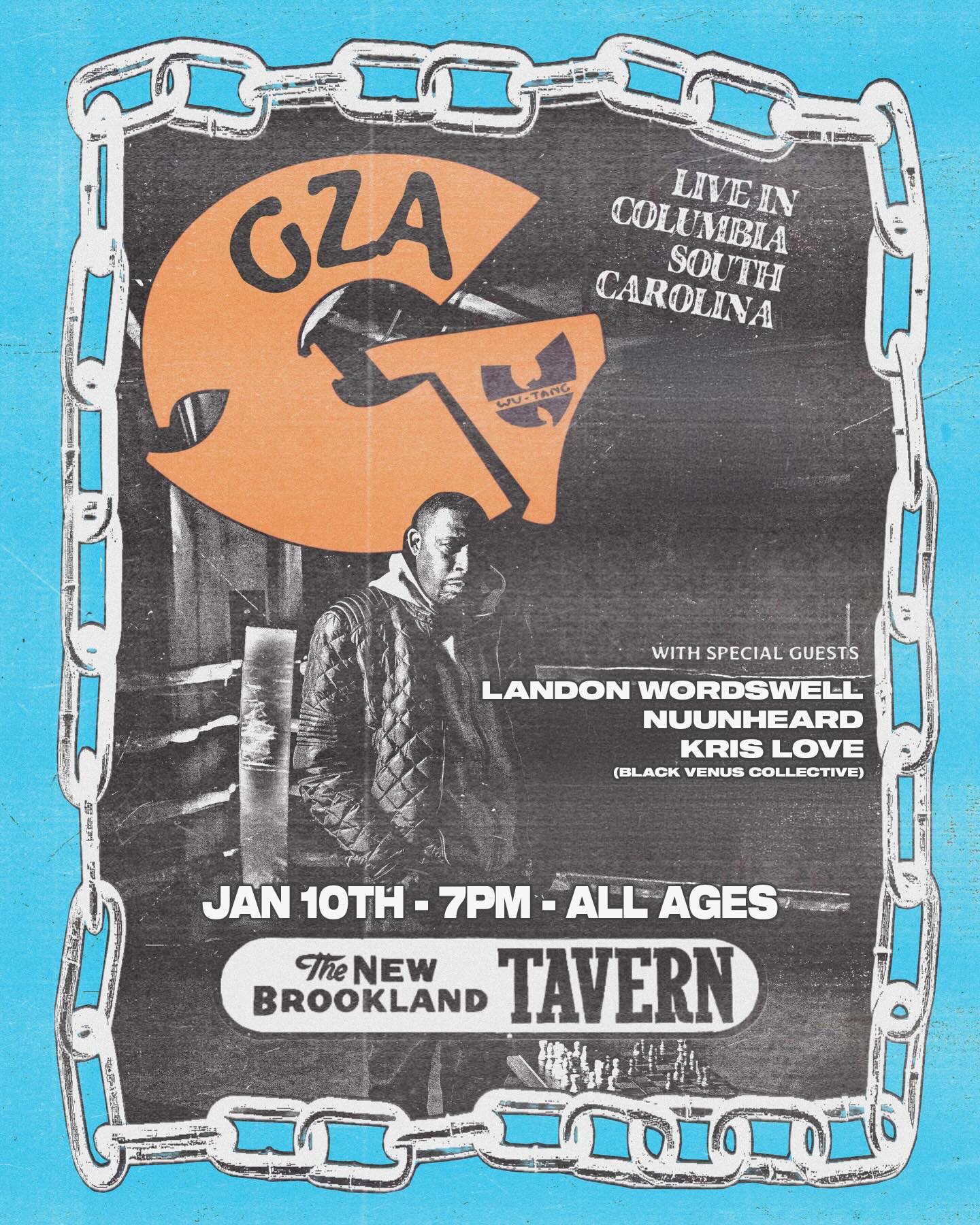 GZA at NBT Liquid Swords 30th Anniversary at New Brookland Tavern