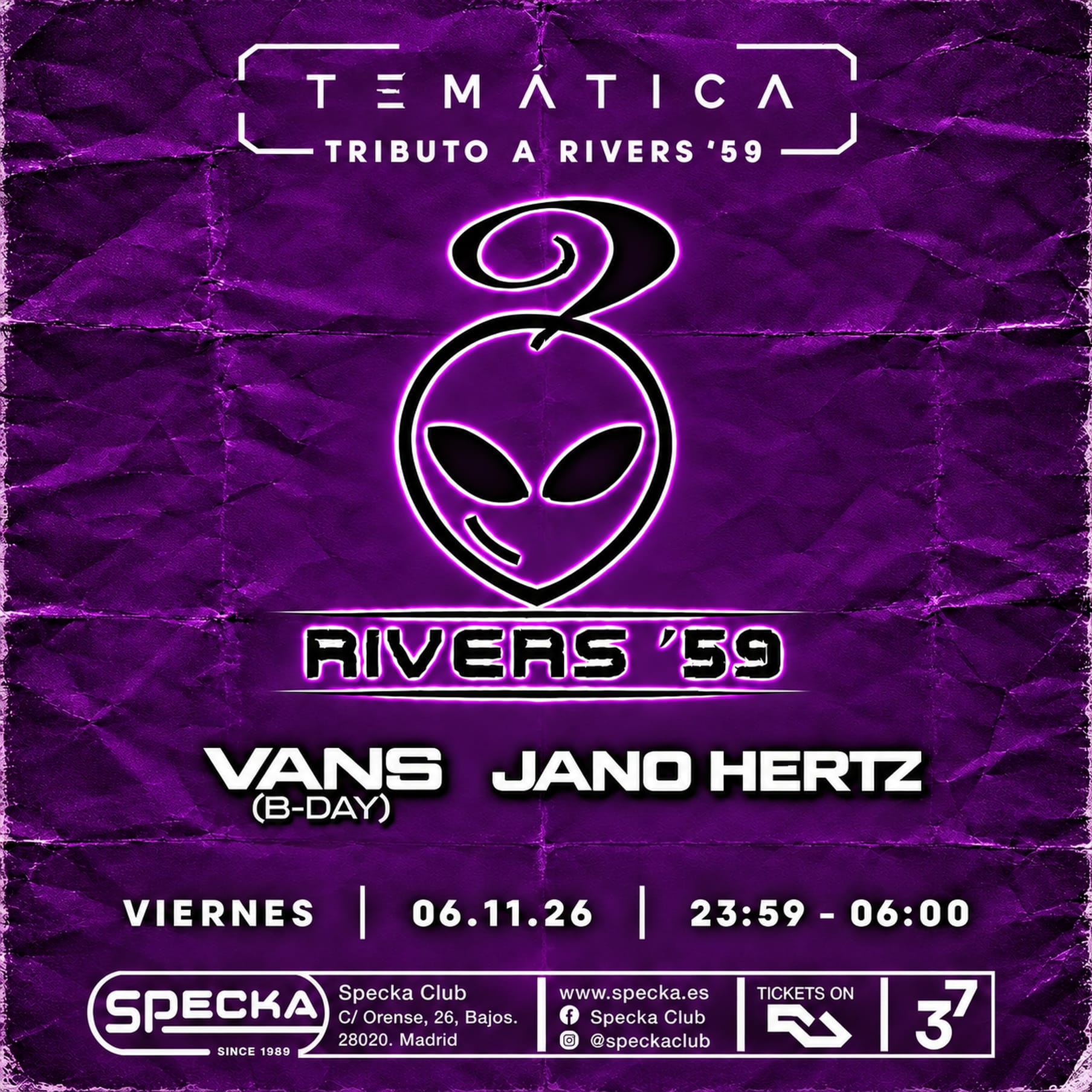 Imagem da fonte — Tributo a Rivers'59 I Temática