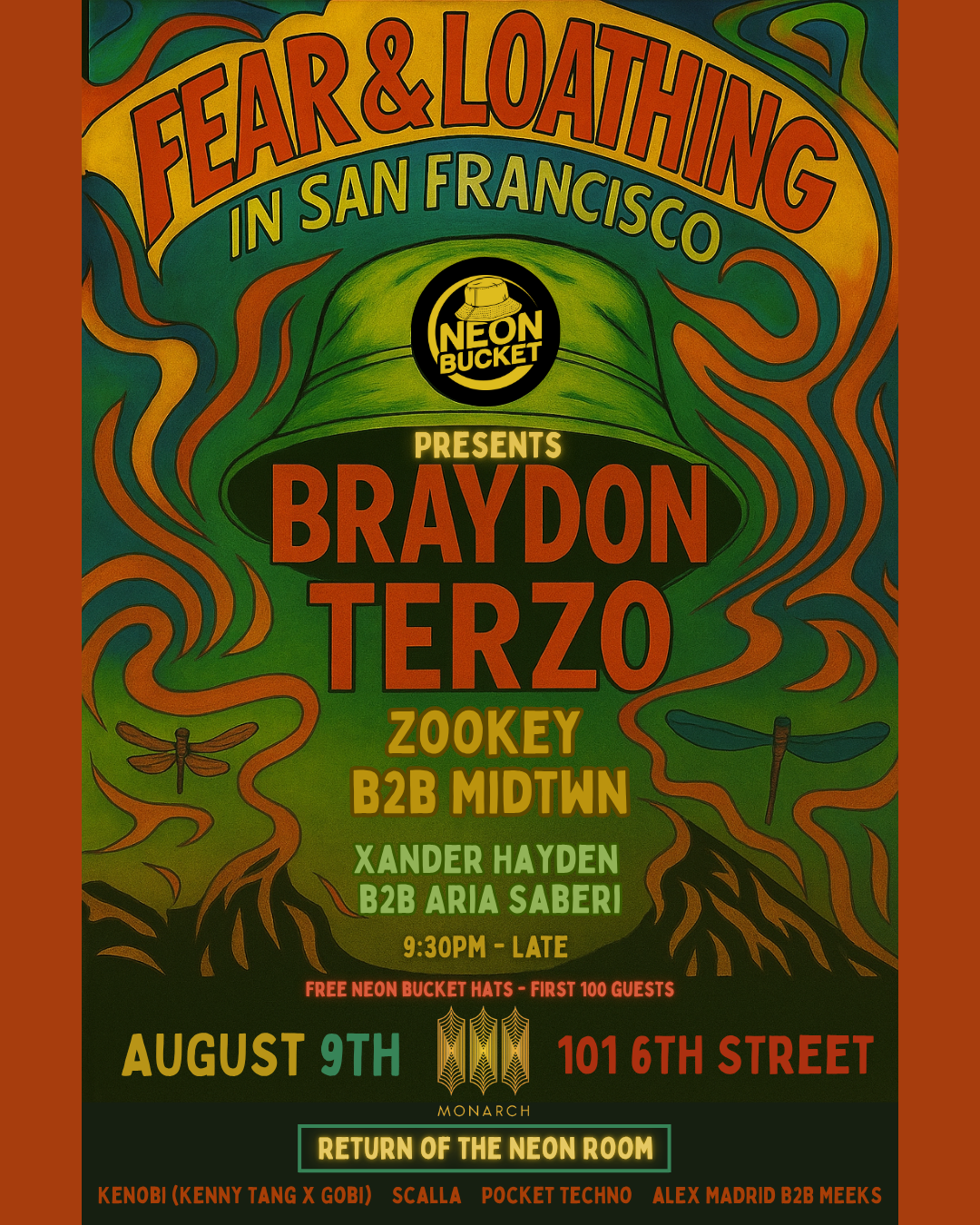 NeonBucket presents Braydon Terzo (Fear & Loathing in San