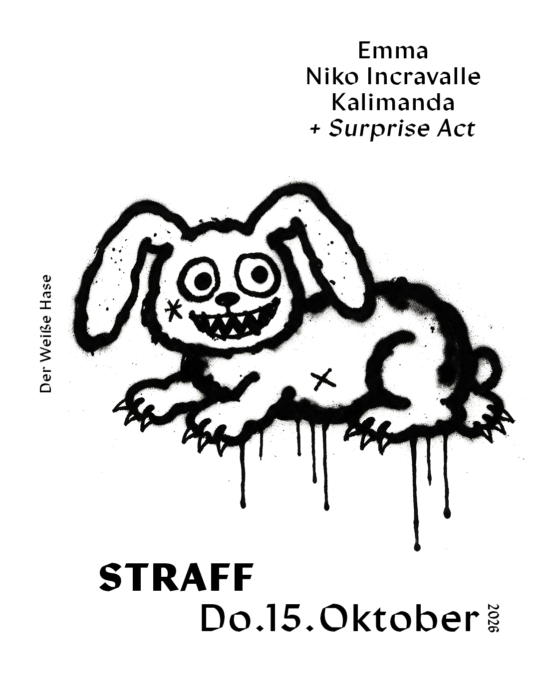 STRAFF / Thursday Techno / 5€ until 1 AM ( with Ticket )