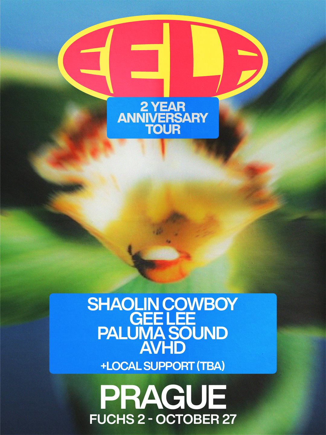 EELF Presents - Prague: Shaolin Cowboy, GEE LEE, Paluma Sound