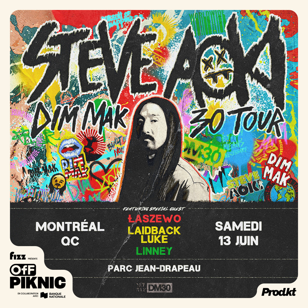 Steve Aoki - Parc Jean-Drapeau