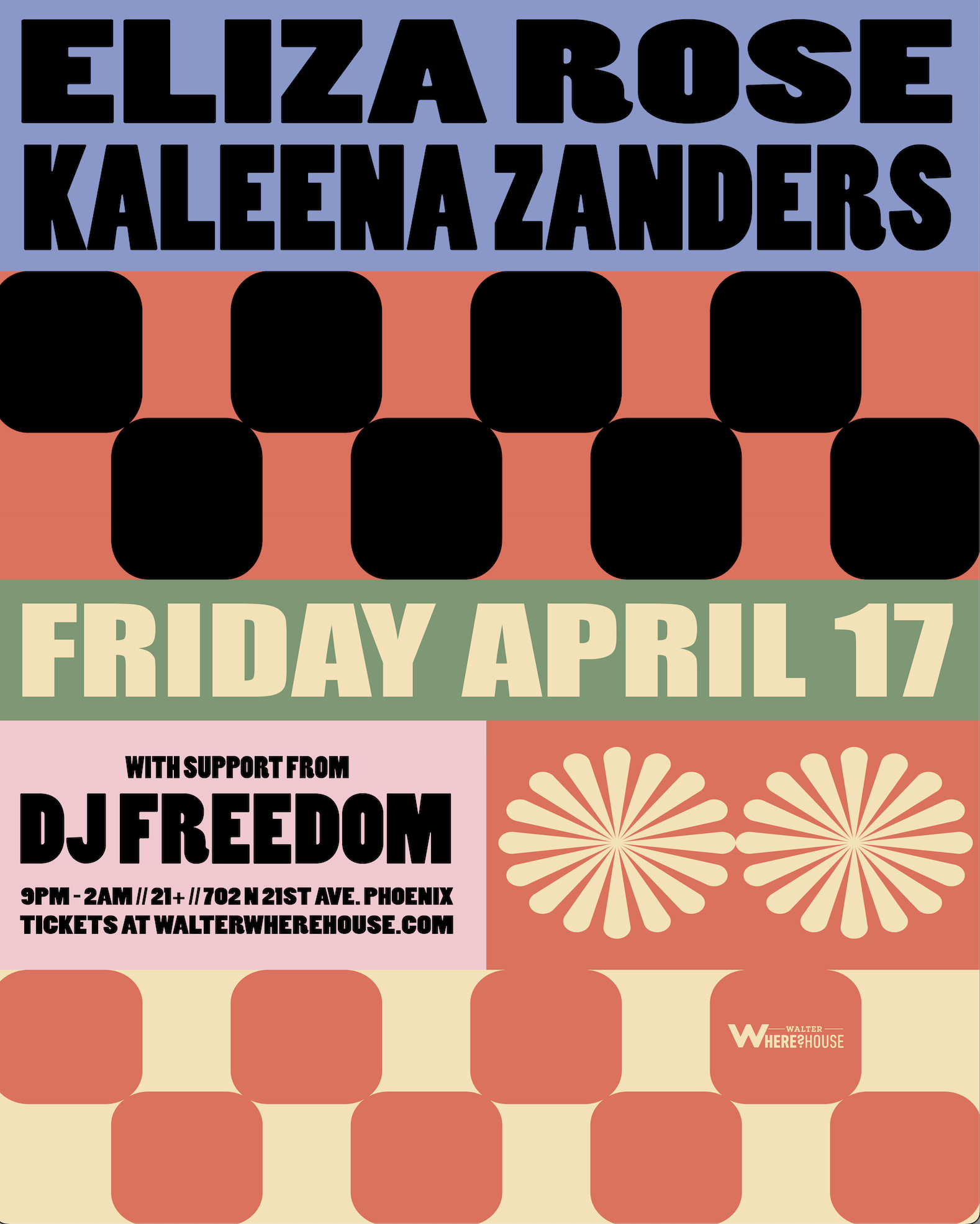 Walter Productions presents: Eliza Rose + Kaleena Zanders