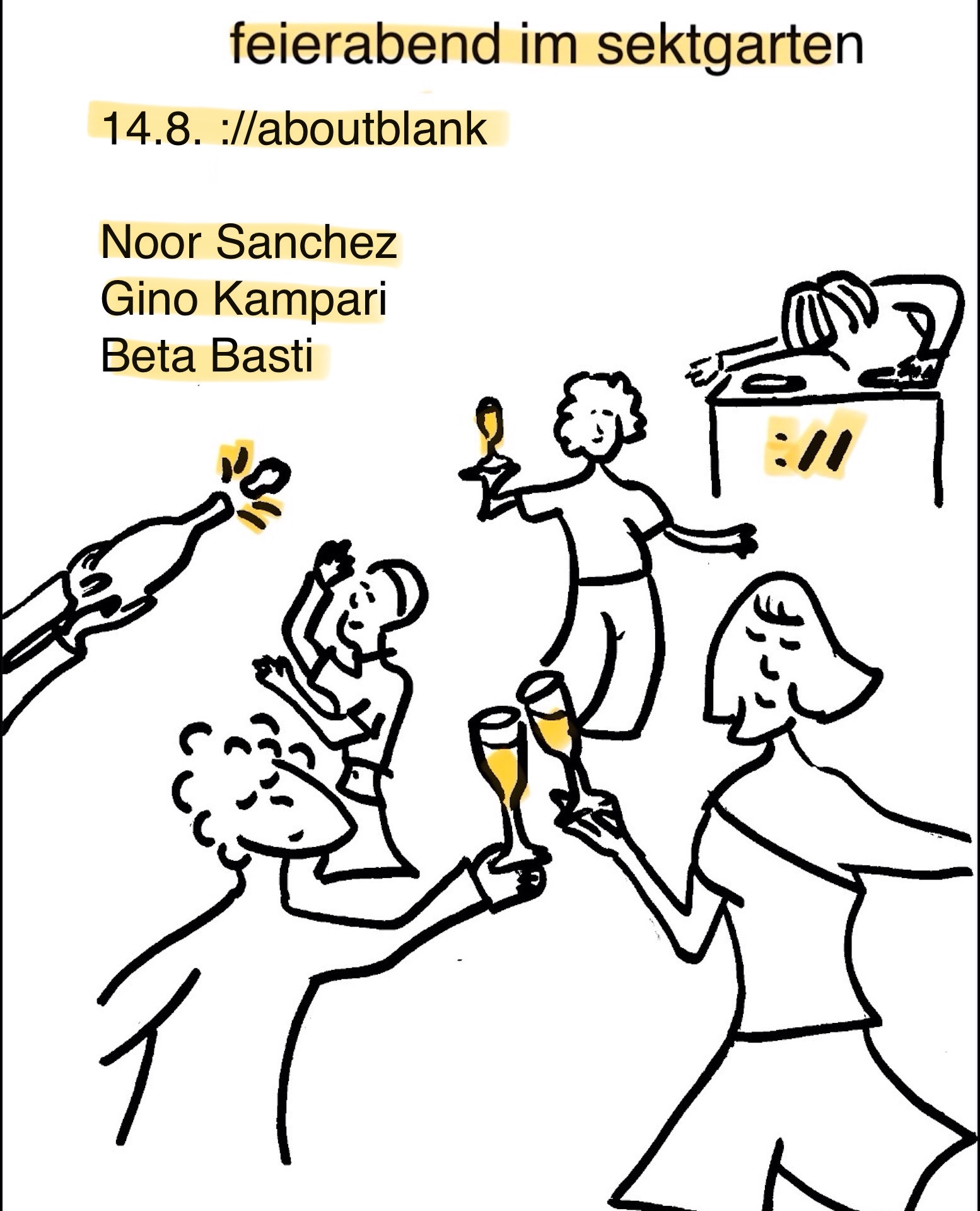 ://sektgarten x feierabend im Sektgarten [free entry & open air]
