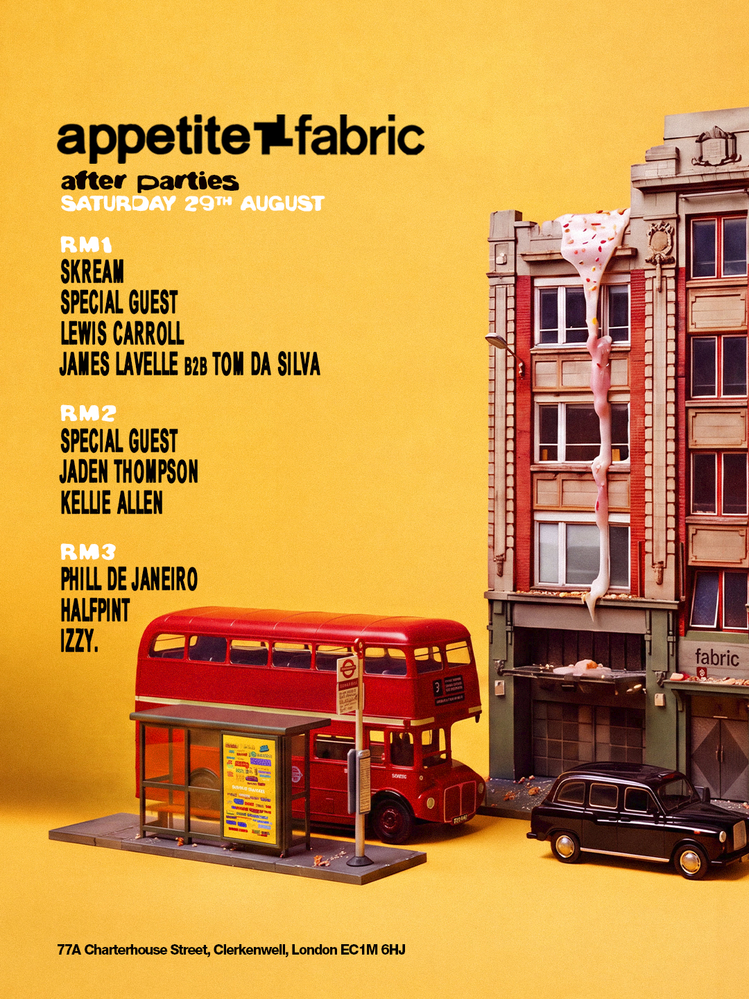 Appetite Afterparty (Saturday) - Skream, Special Guests, Jaden Thompson, Kellie Allen + more
