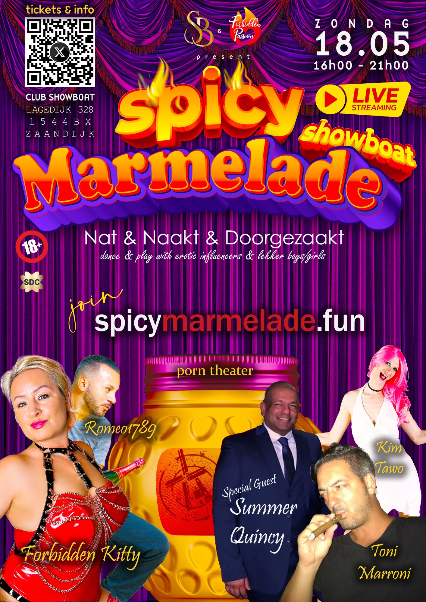 Spicy Marmelade at TBA - Club Show Boat, Amsterdam