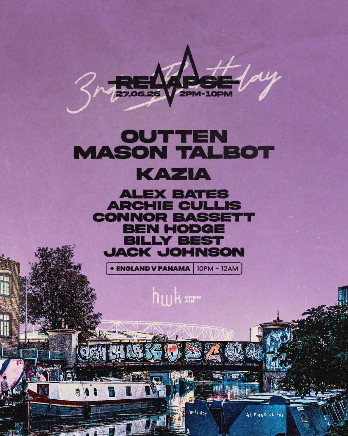 Relapse 3rd Birthday - OPEN AIR