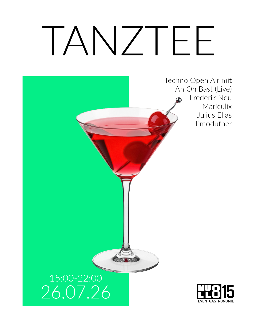 Tanztee Open Air 2026