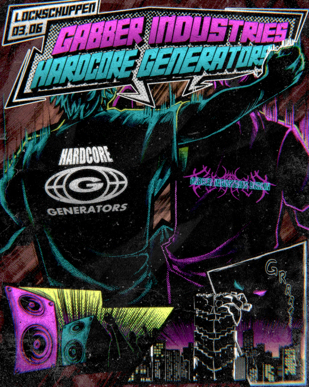 Gabber Industries Berlin X Hardcore Generators