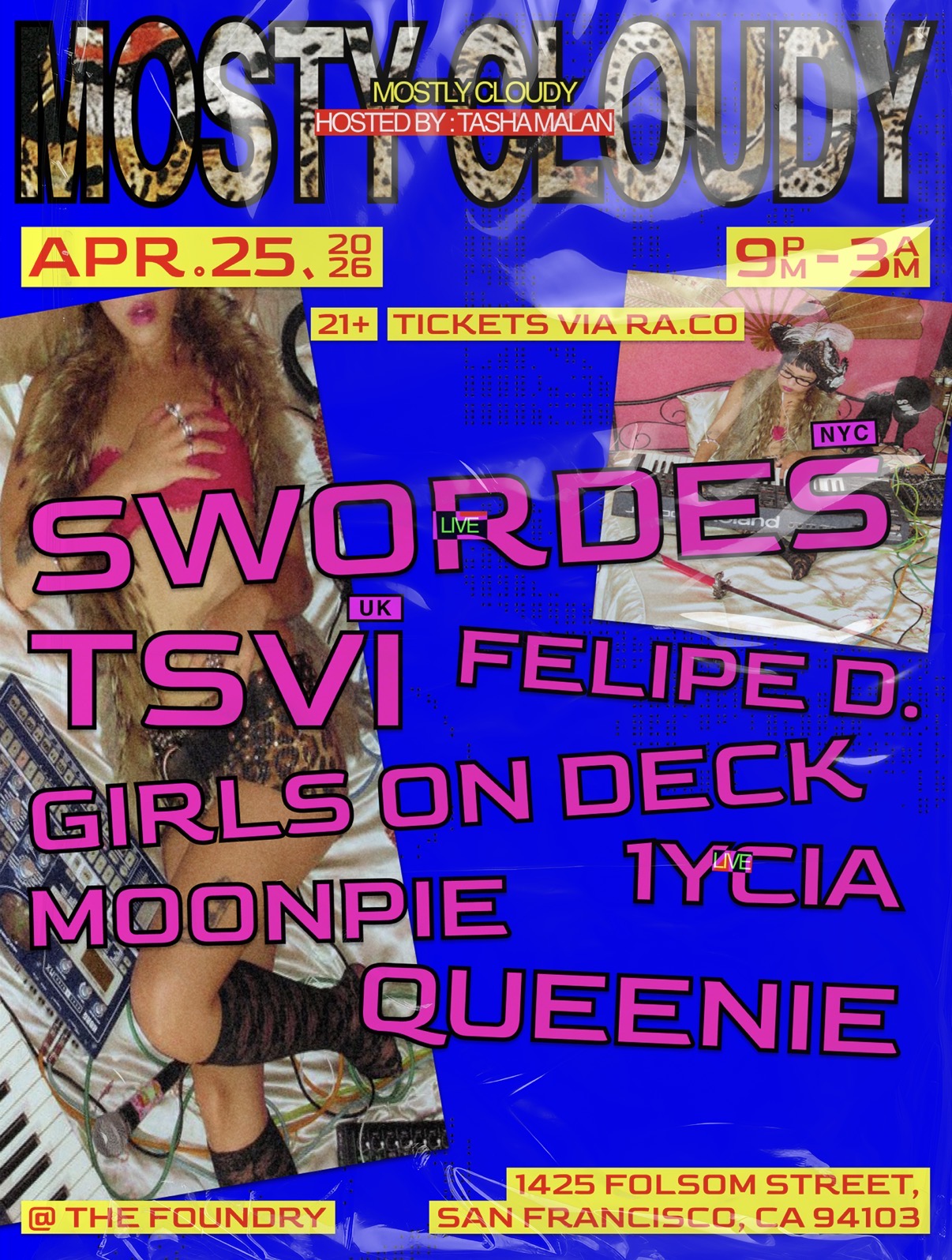 Mostly Cloudy: Swordes (Live) with Special Guest TSVI