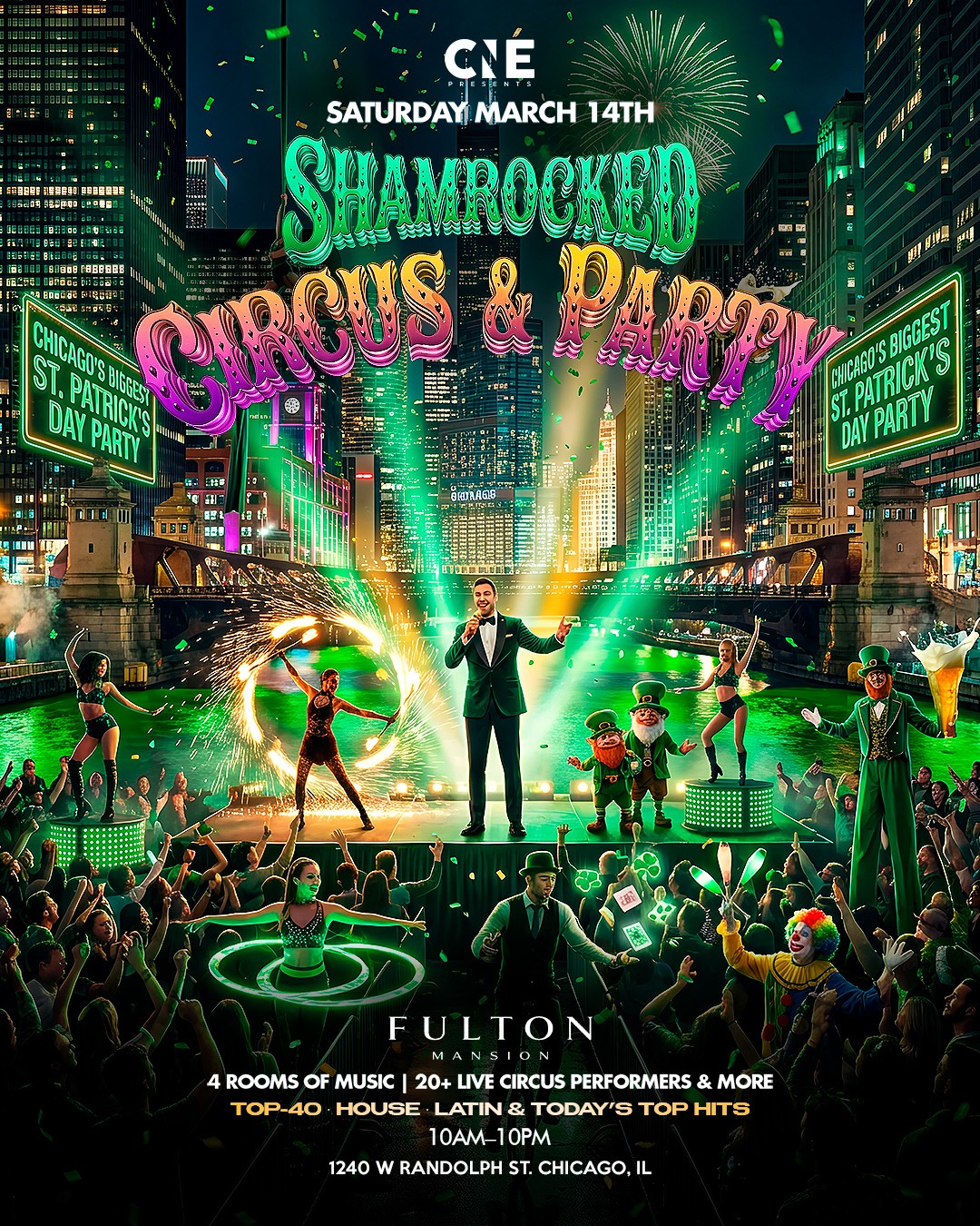 Shamrocked Circus & Party(Chicago's Biggest St. Patrick's Day Party)