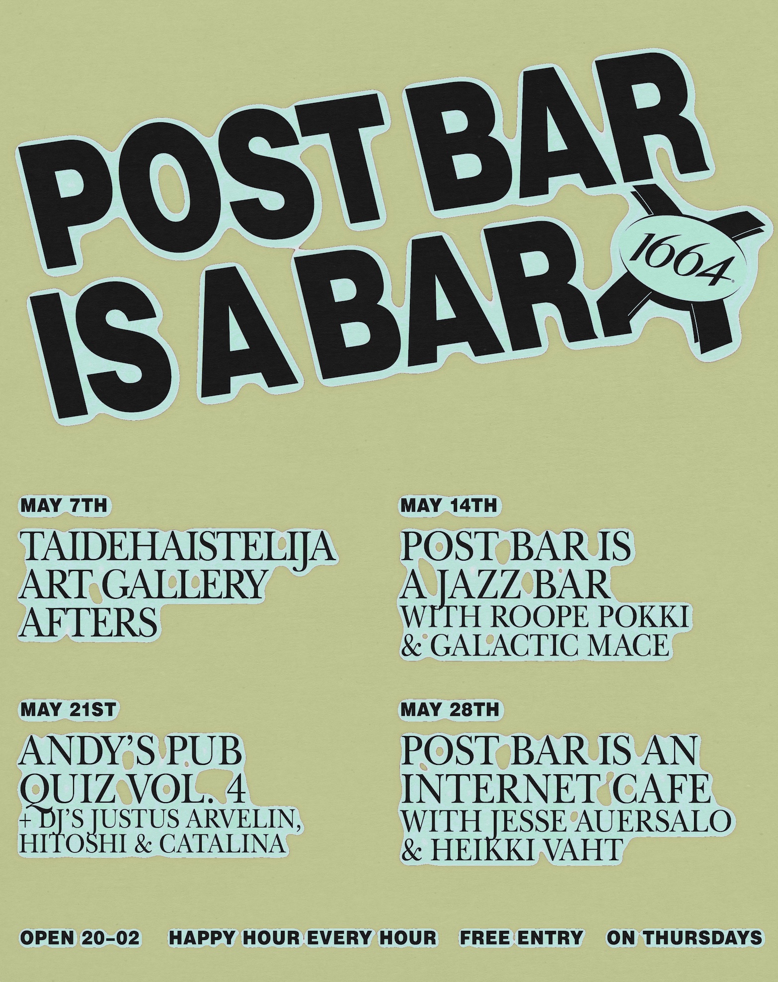 Post Bar is an Internet Cafe with Jesse Auersalo & Heikki Vaht