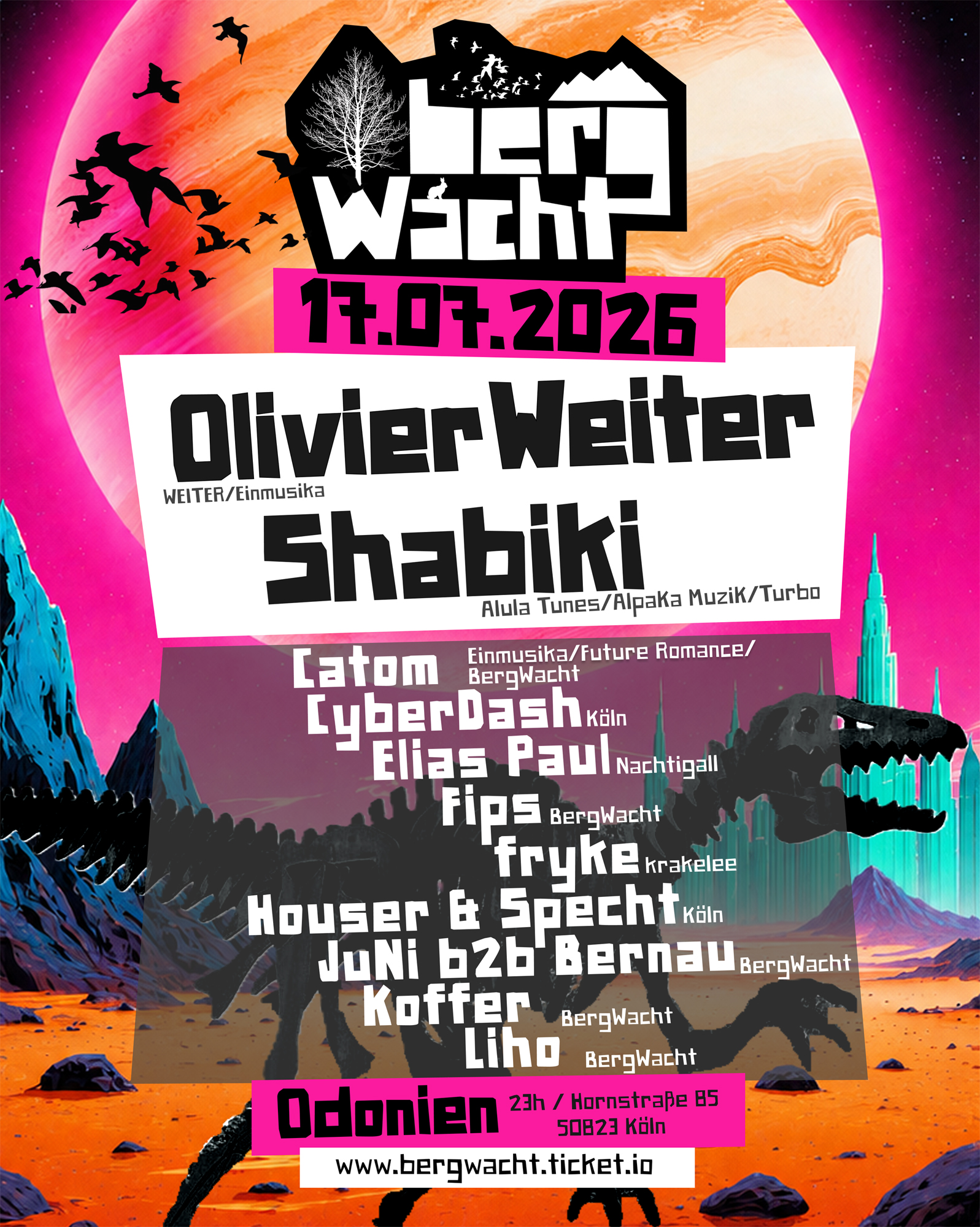 BergWacht в Odonien с Olivier Weiter, Shabiki и другими — Odonien, Кёльн
