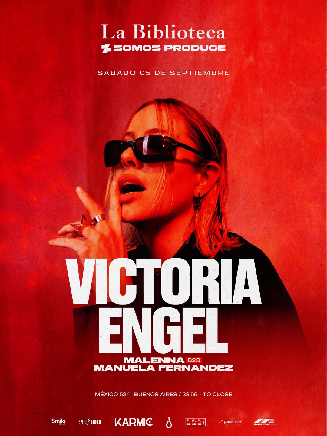 Victoria Engel x Somos Produce, La Biblioteca, San Telmo Buenos Aires