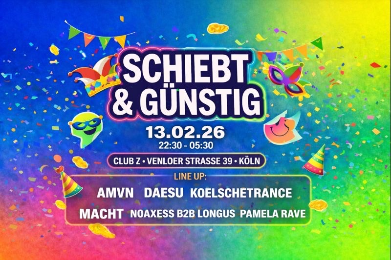 Schiebt Und Günstig! Karnevals Rave