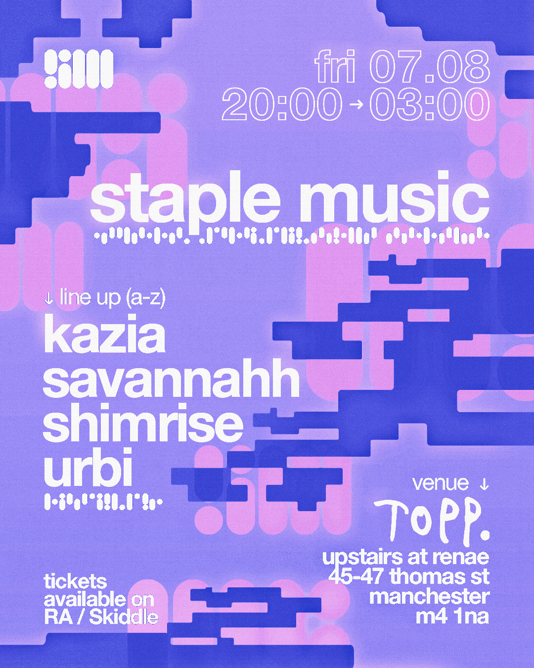 Staple Music at topp (renae)