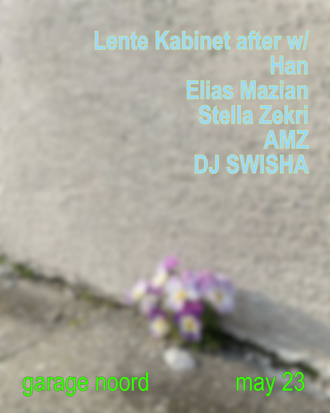 Lentekabinet after with Han, Elias Mazian, Stella Zekri, AMZ, DJ SWISHA