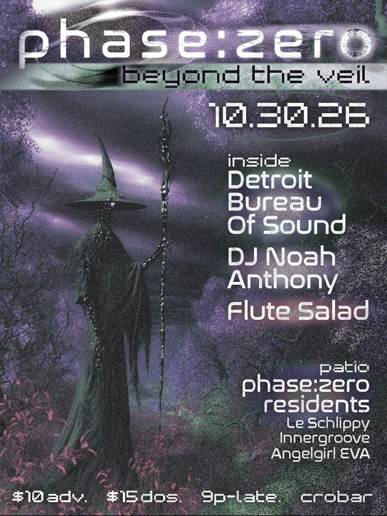 Phase:Zero presents: Beyond the Veil flyer Phase:Zero presents: Beyond the Veil flyer