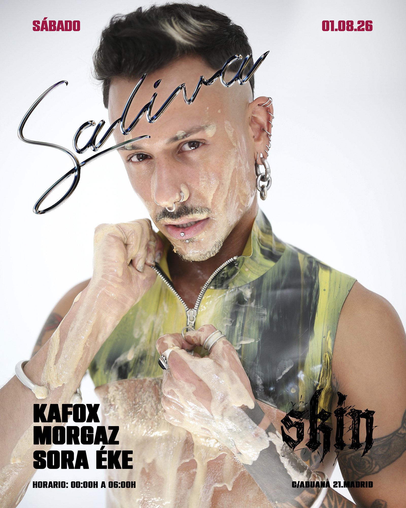 SKIN SALIVA: Kafox + MORGAZ + Sora Éke