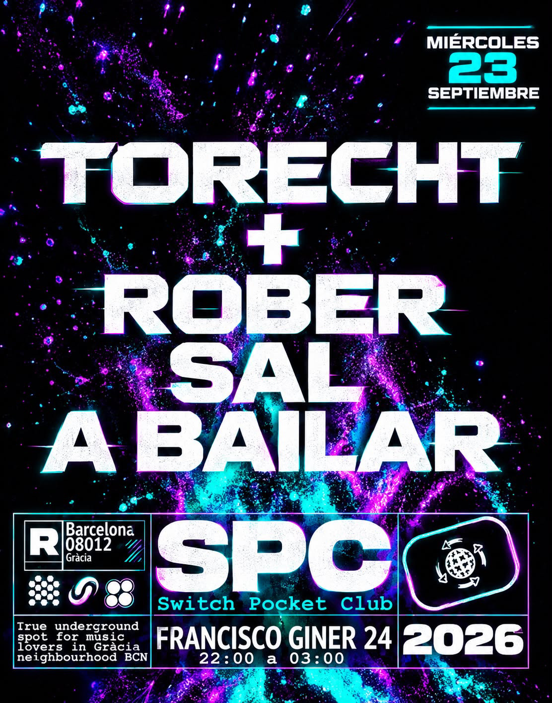 Torecht, Rober Sal a Bailar