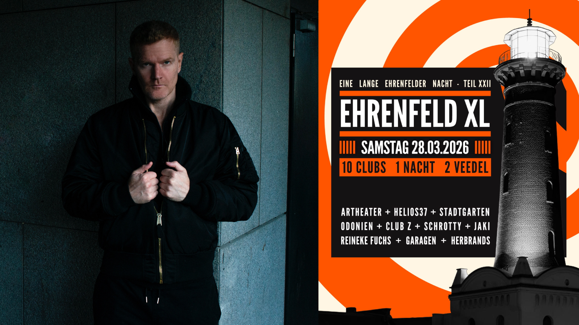 Artheater with Exos (Planet X / Tresor, Berlin) // Ehrenfeld XL – 10 Clubs, 1 Night, 2 District
