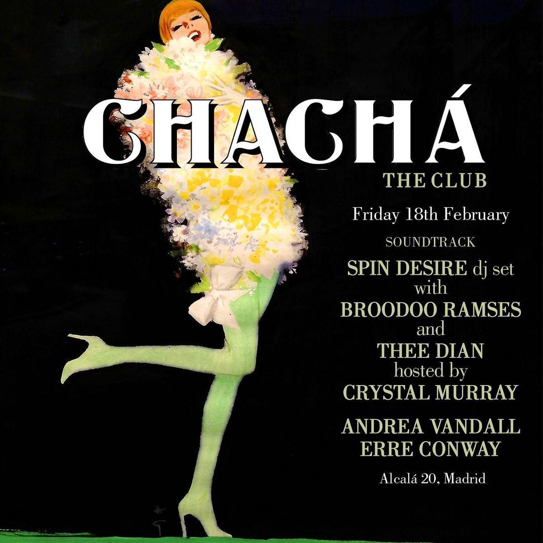 Cha Ch the club at Sala Coc Madrid