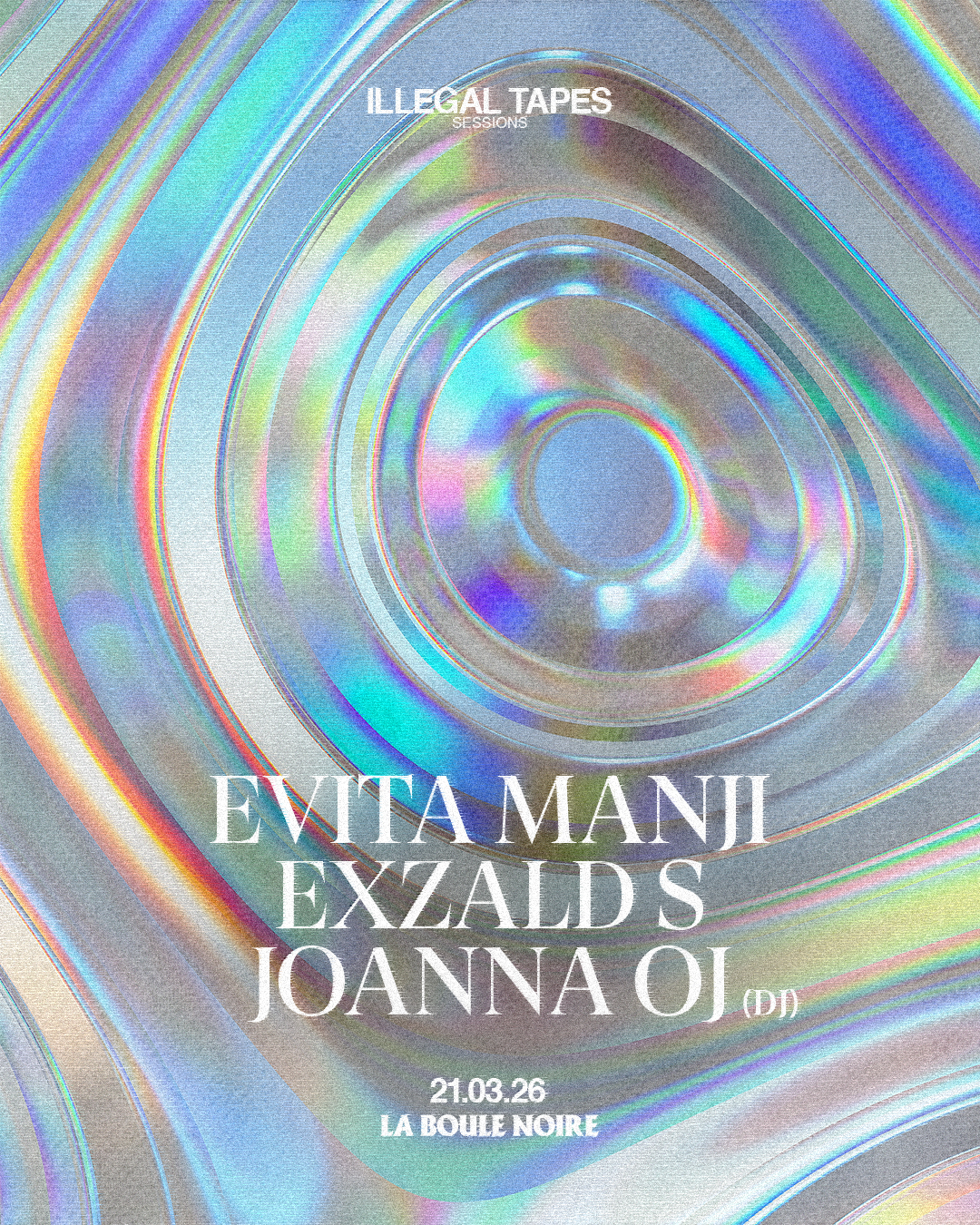 Illegal Tapes Sessions: Evita Manji + Exzald S + Joanna OJ