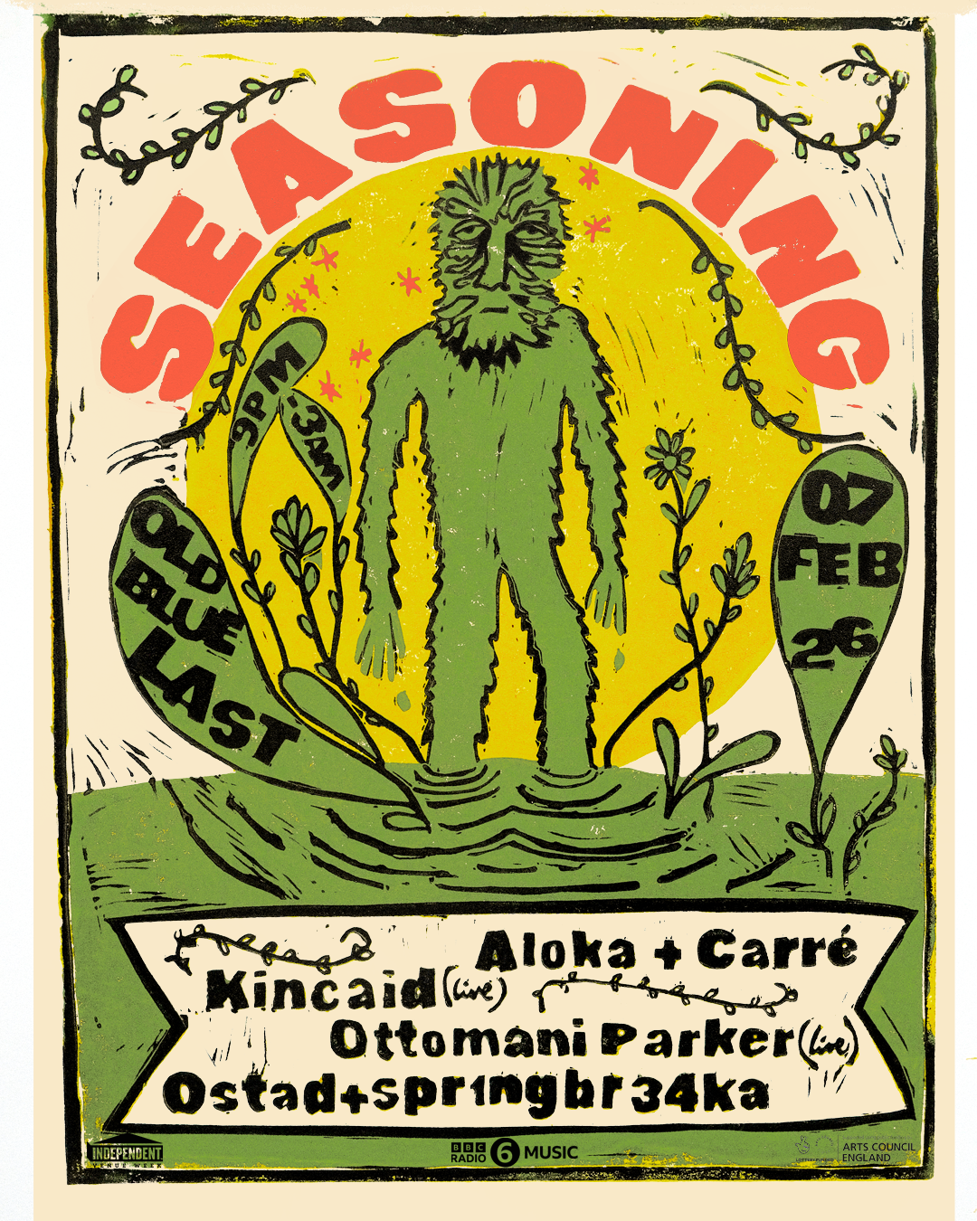 Seasoning x IVW ✼ Aloka + Carré, Ottomani Parker (live), Kincaid (live), Ostad + spr1ng br34ka