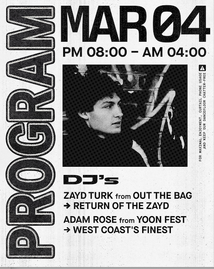 Out The Bag: Zayd Turk + Adam Rose