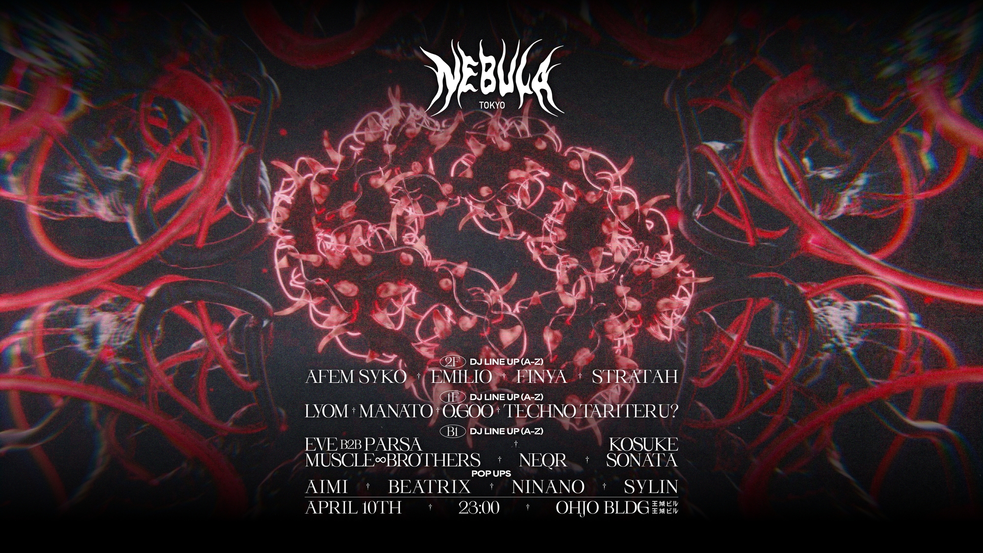 NEBULA Hard Techno / Hardgroove / Trance welcomes Afem Syko