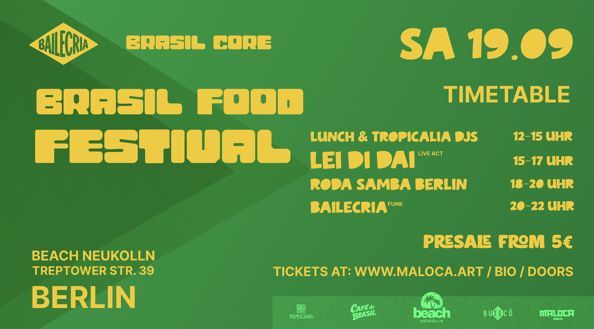 BRASIL CORE FESTIVAL - W/ JAMAICA TRIBUTE