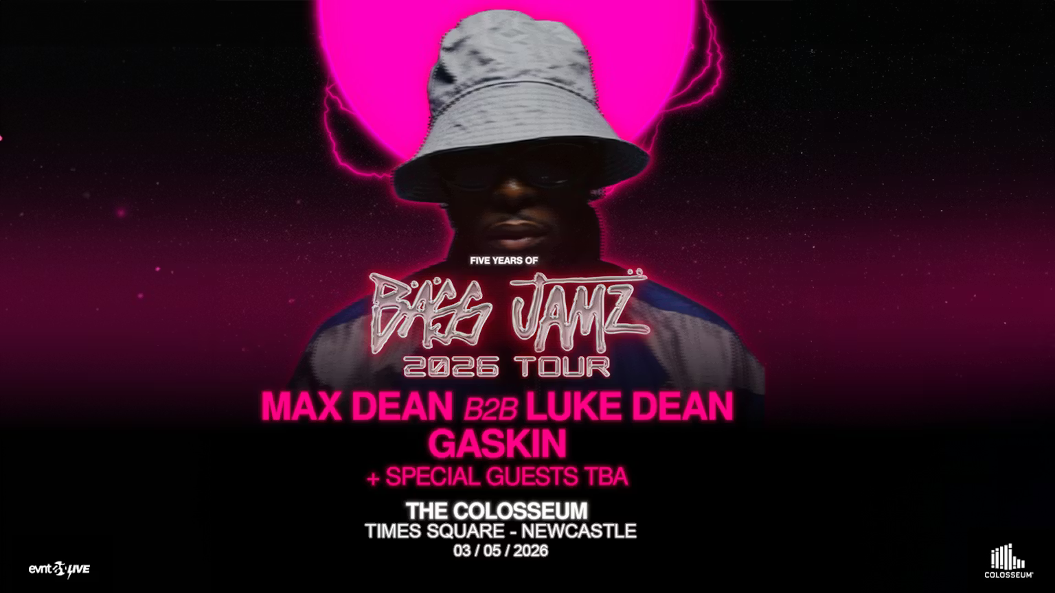 BASS JAMZ 'OPEN AIR': Max Dean b2b Luke Dean + Gaskin