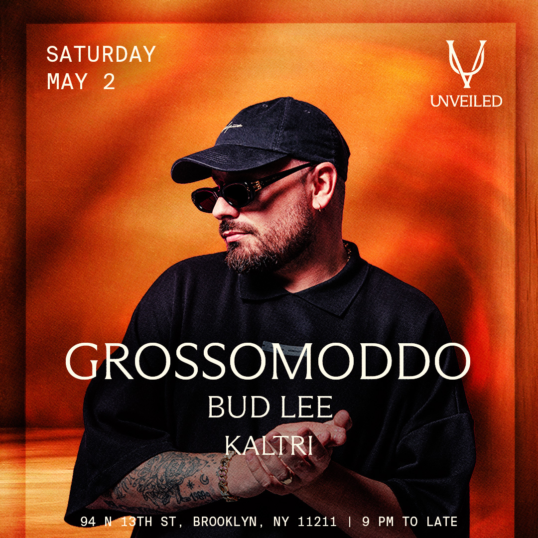 Grossomoddo at UNVEILED with Bud Lee and Kaltri