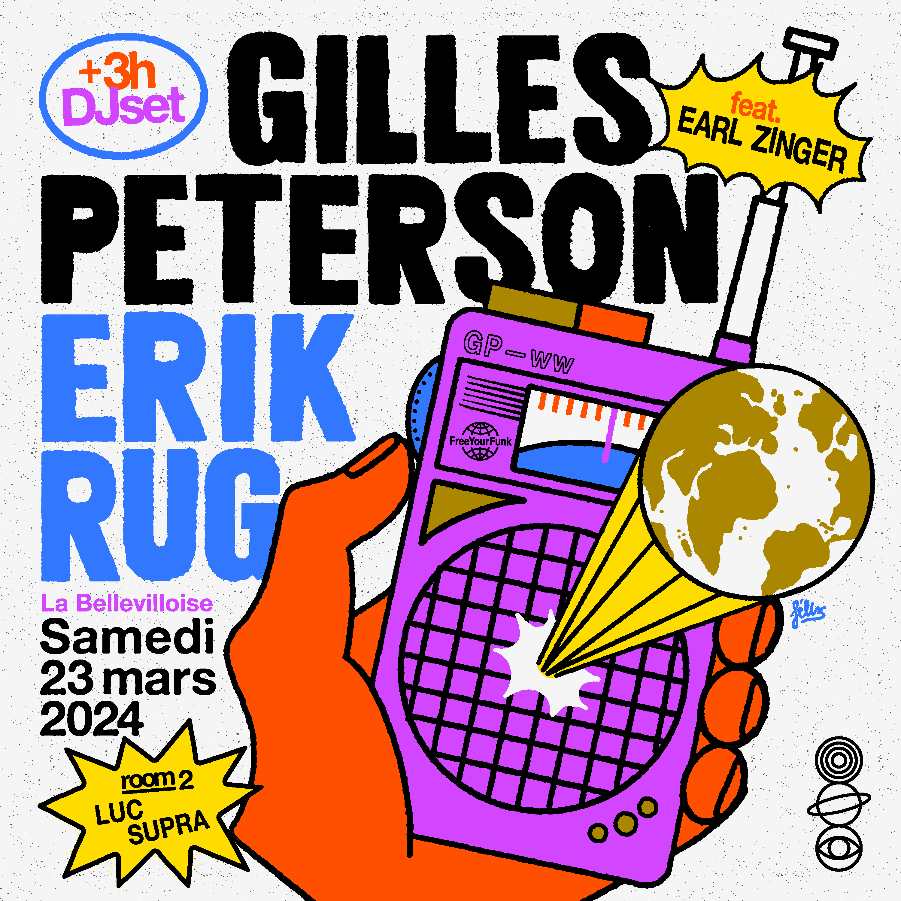 Free Your Funk: Gilles Peterson & Erik Rug at La Bellevilloise, Paris