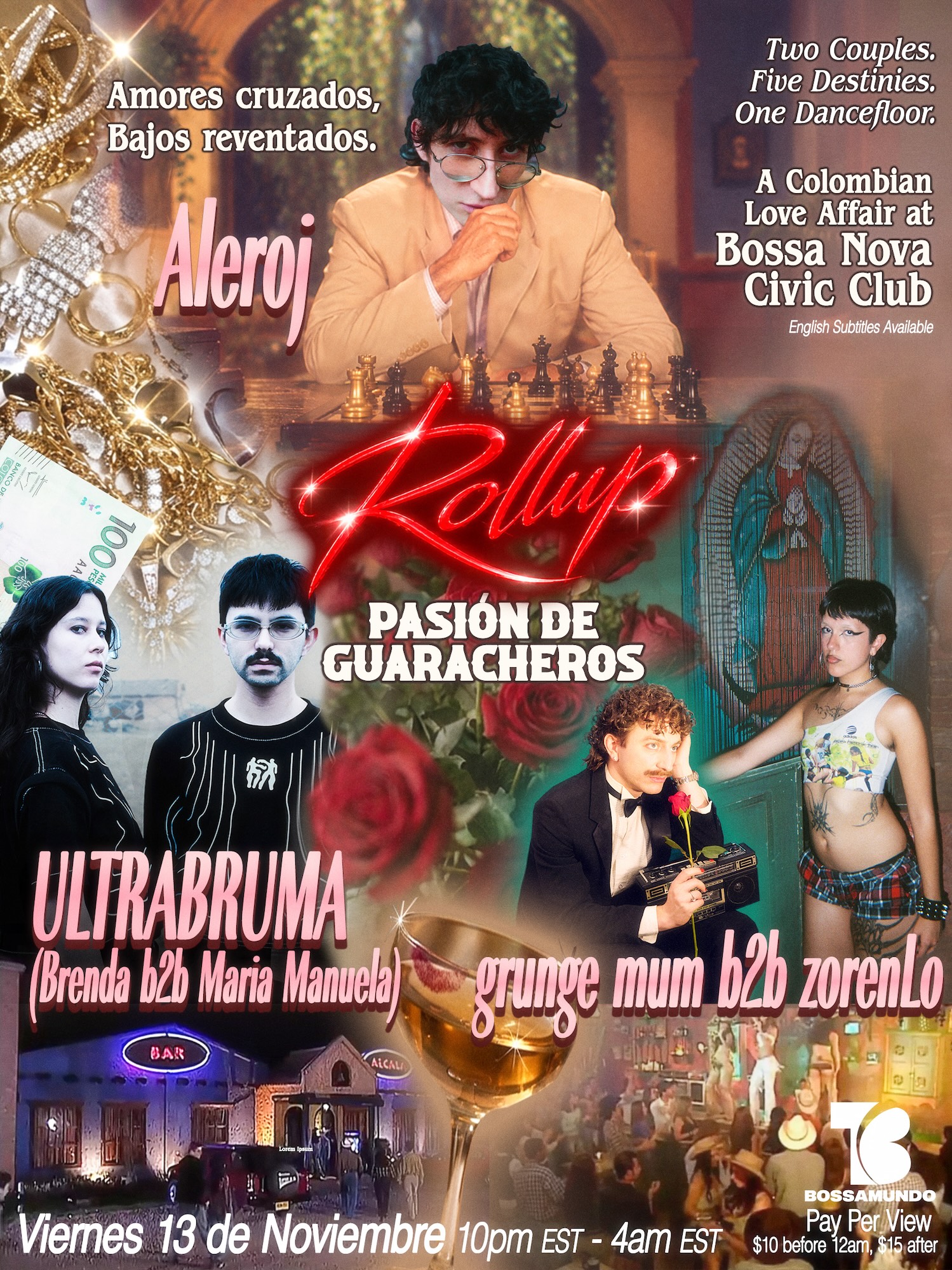 Rollup: Aleroj [COL], Ultrabruma (Brenda + María Manuela) [COL], grunge mum b2b zorenLo