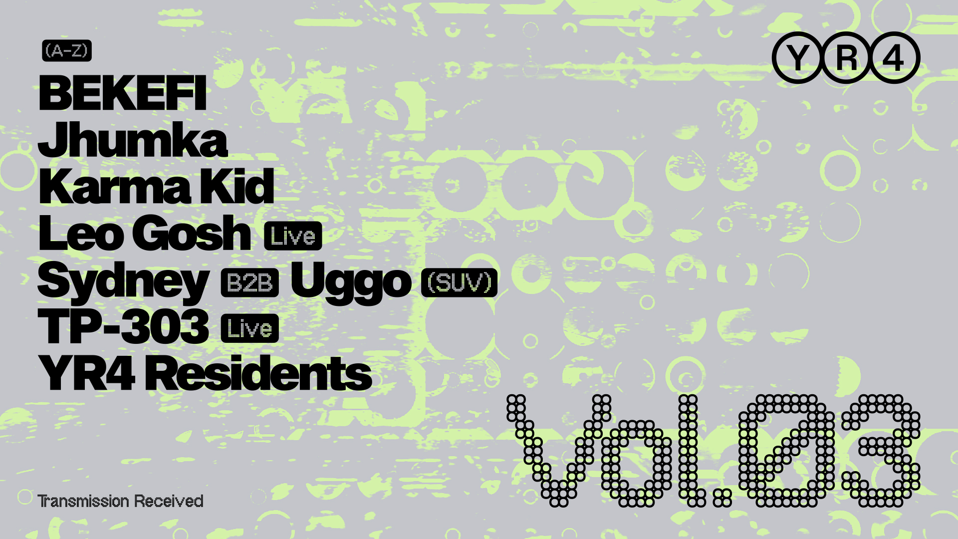 YR4 Records: Vol.03
